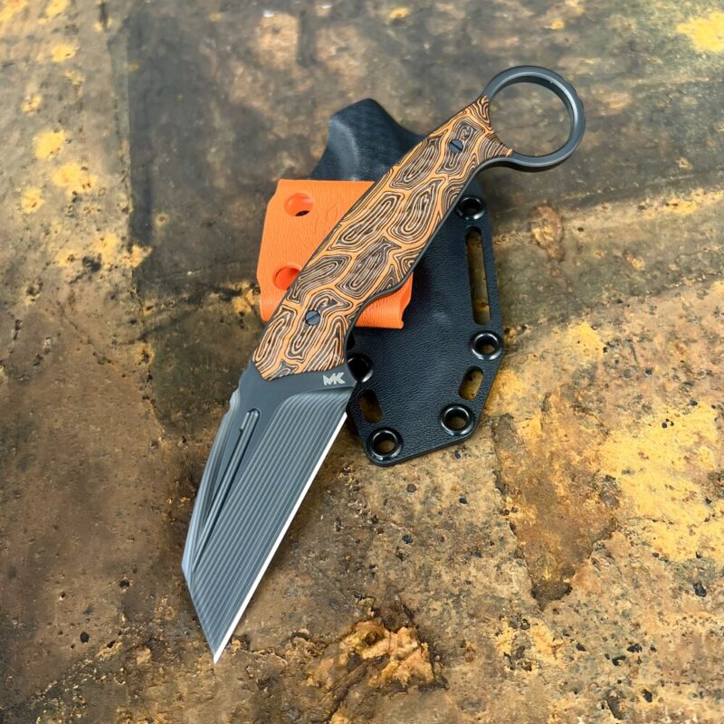 MK-Knives-Tools-Claw-Orange-Turtle-MK-050021-01 Claw MK Knives & Tools “FuturePunk” DLC Elmax Orange Turtle G10 Kydex